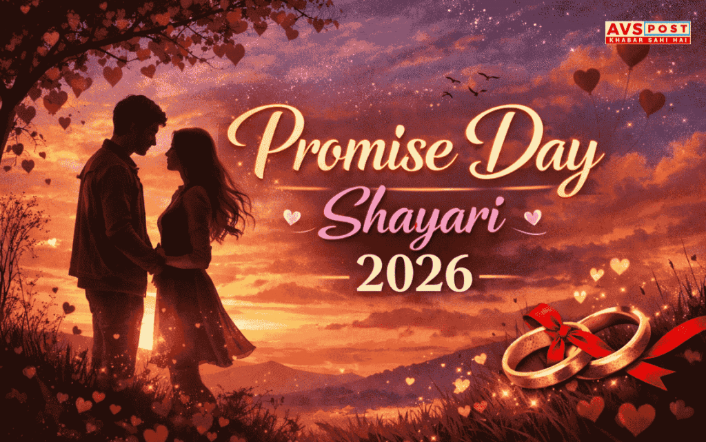 Promise Day Shayari 2026 : हिंदी में बेस्ट Shayari जो आपके पार्टनर को स्पेशल फील कराए