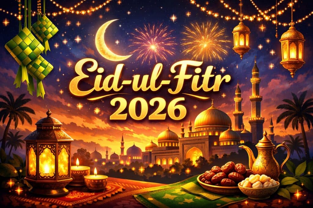 Eid-ul-Fitr 2026 : भारत में ईद-उल-फितर 21 मार्च को मनाई जाएगी
